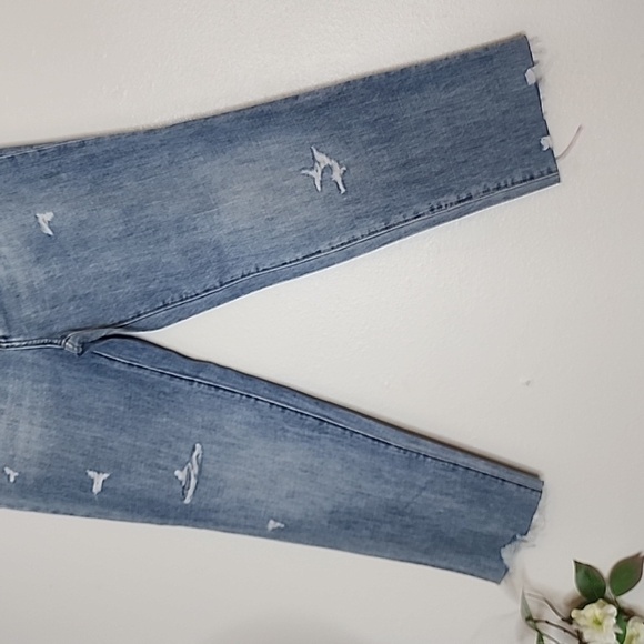 NEW Pistola Presley High Rise Relaxed Roller Jean Distressed Straight Leg Luxury - Picture 8 of 14